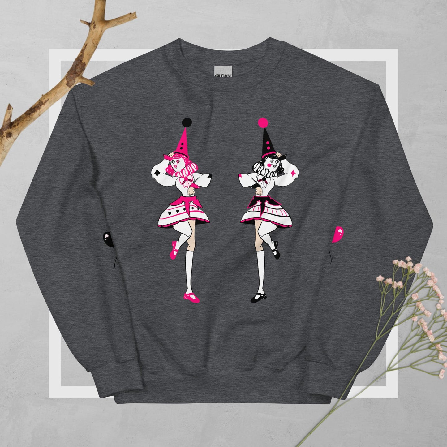 Twin Clown Sweatshirt