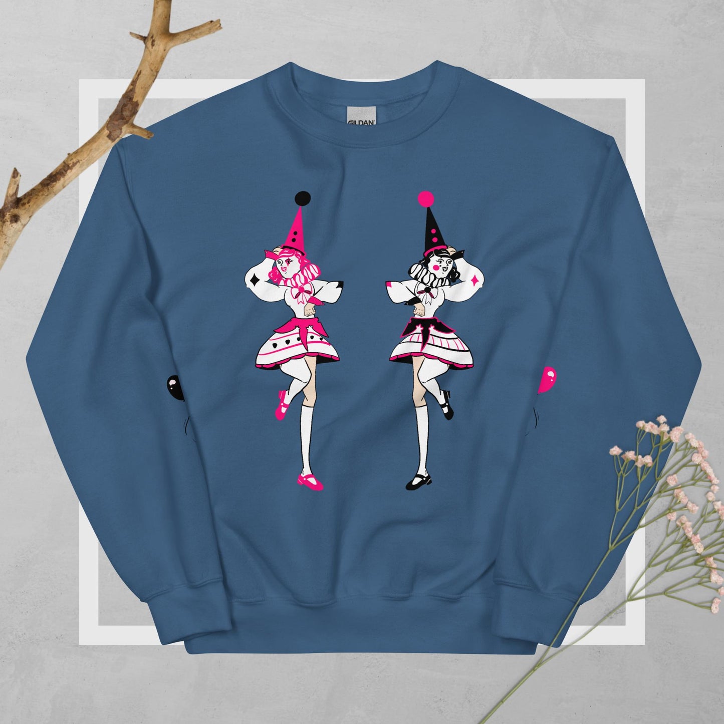 Twin Clown Sweatshirt