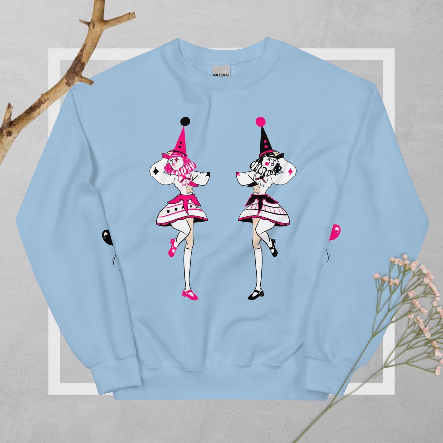 Twin Clown Sweatshirt