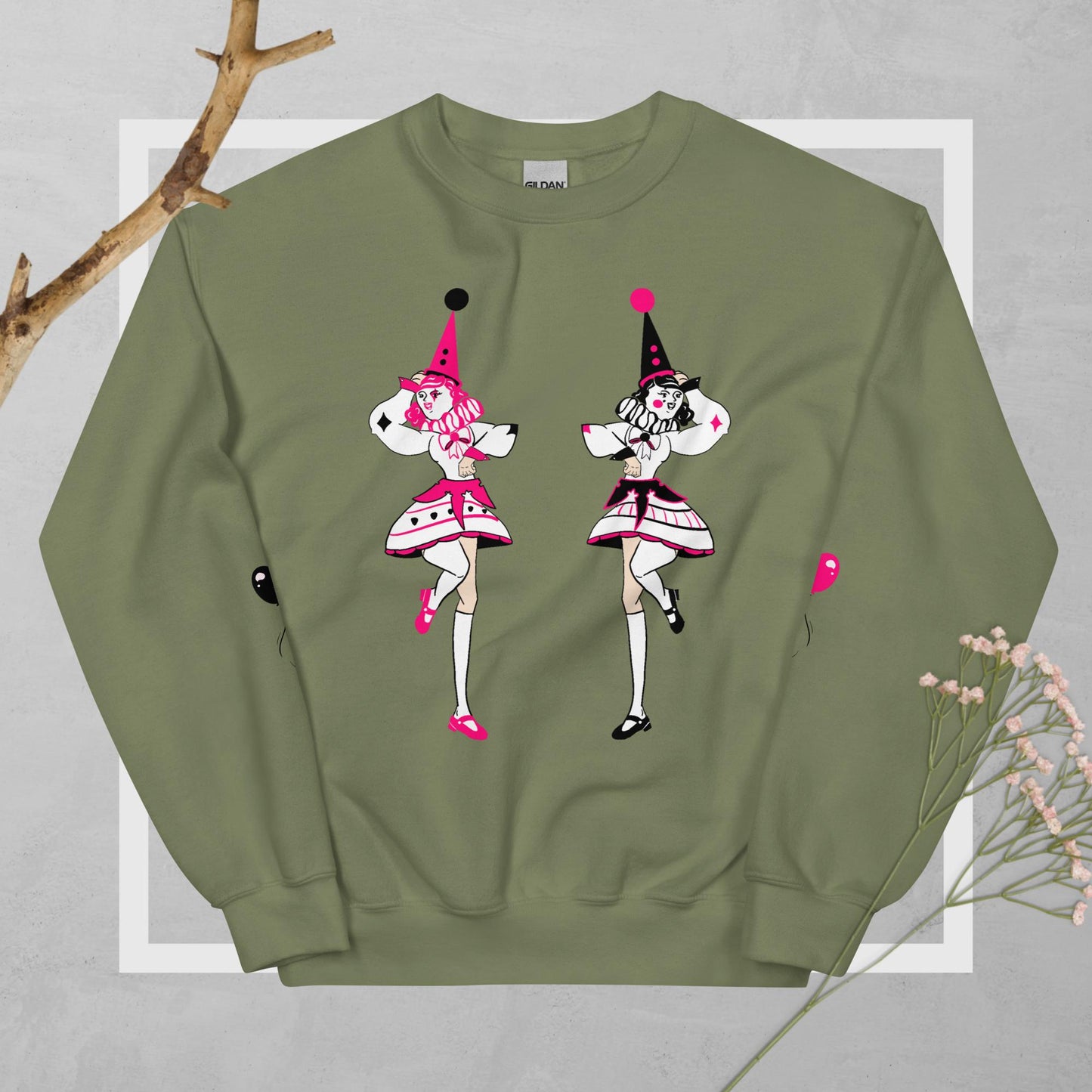 Twin Clown Sweatshirt