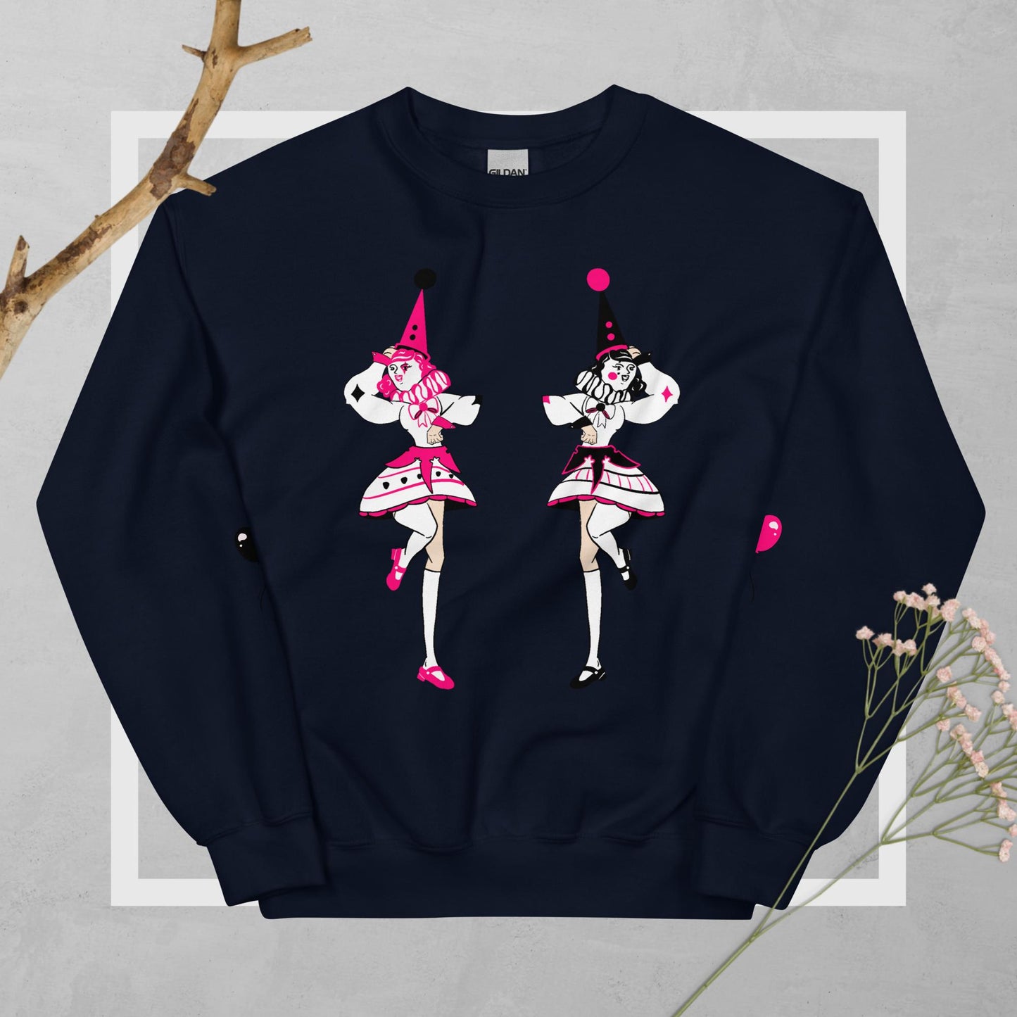 Twin Clown Sweatshirt