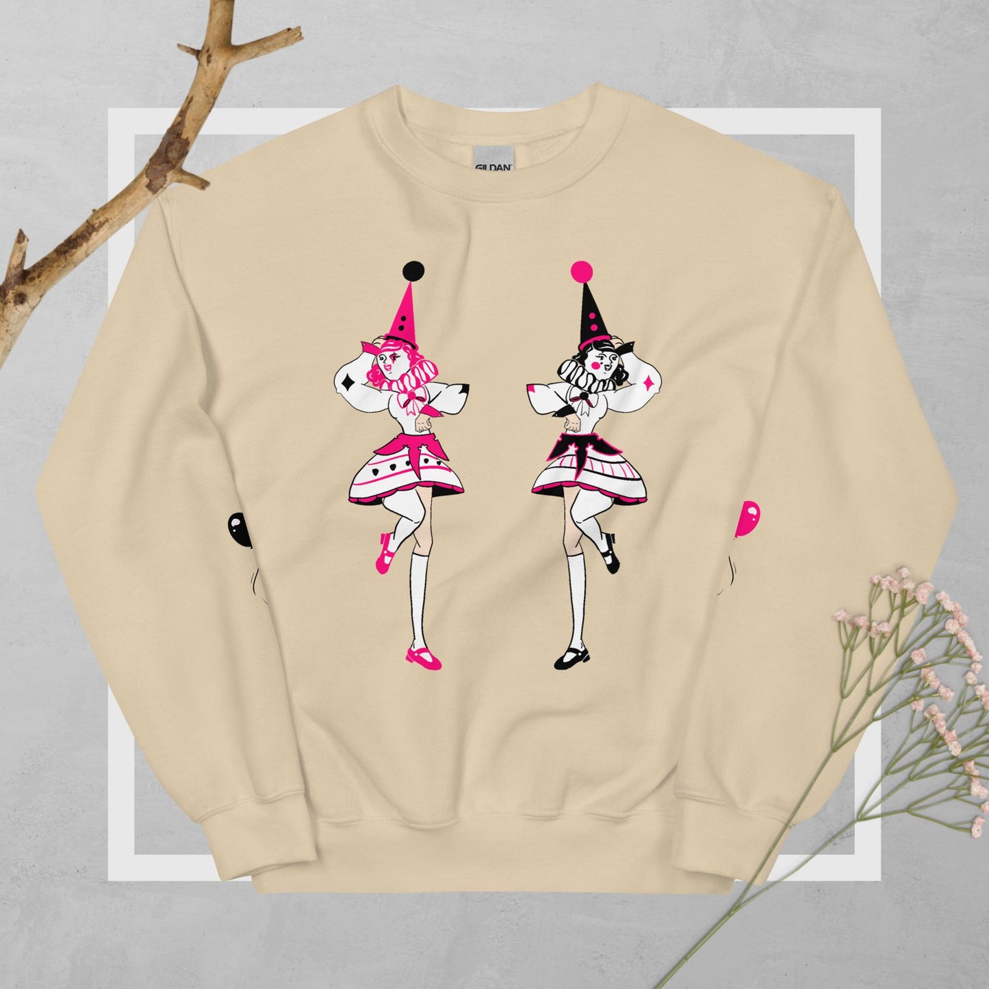 Twin Clown Sweatshirt