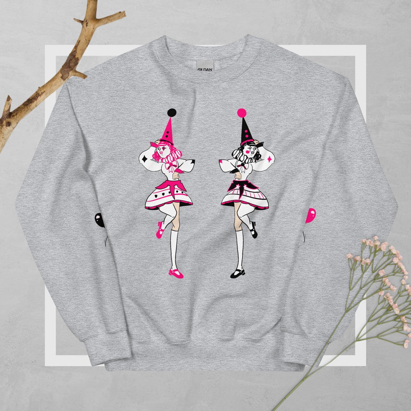 Twin Clown Sweatshirt