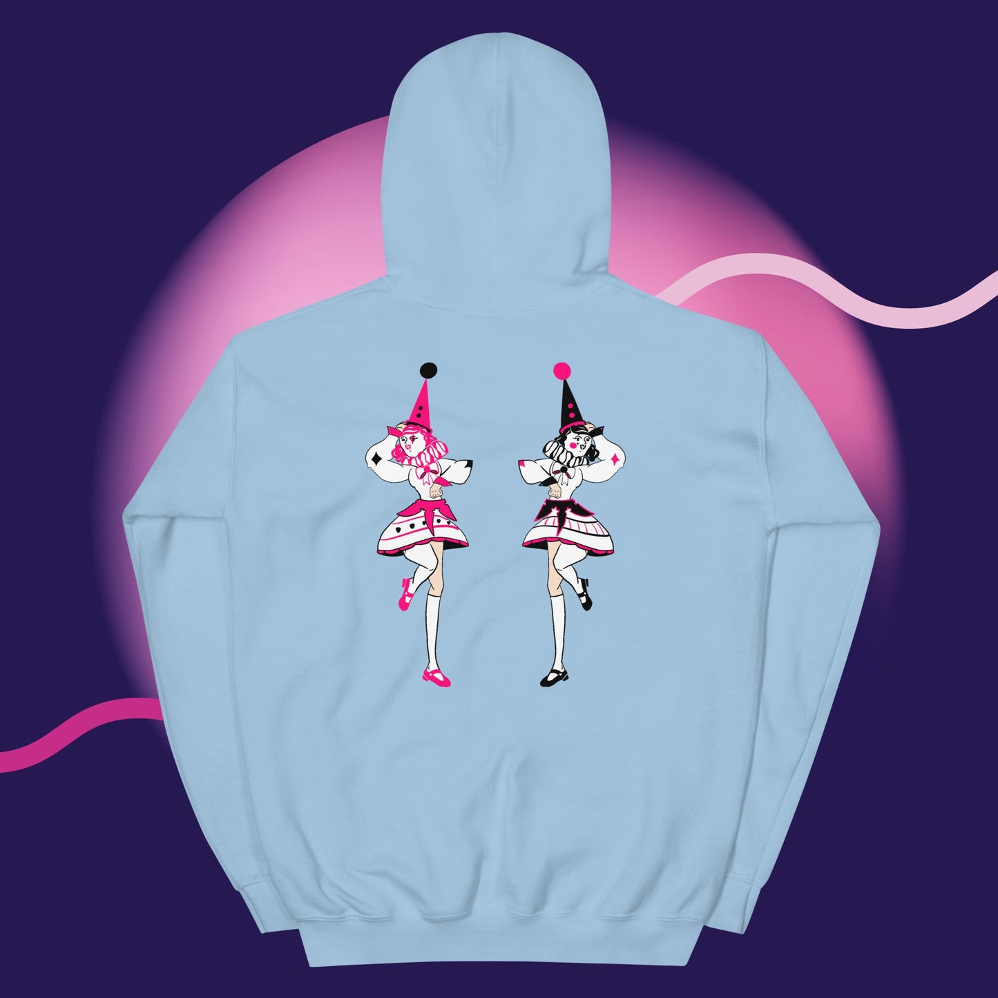 Twin Clown Hoodie