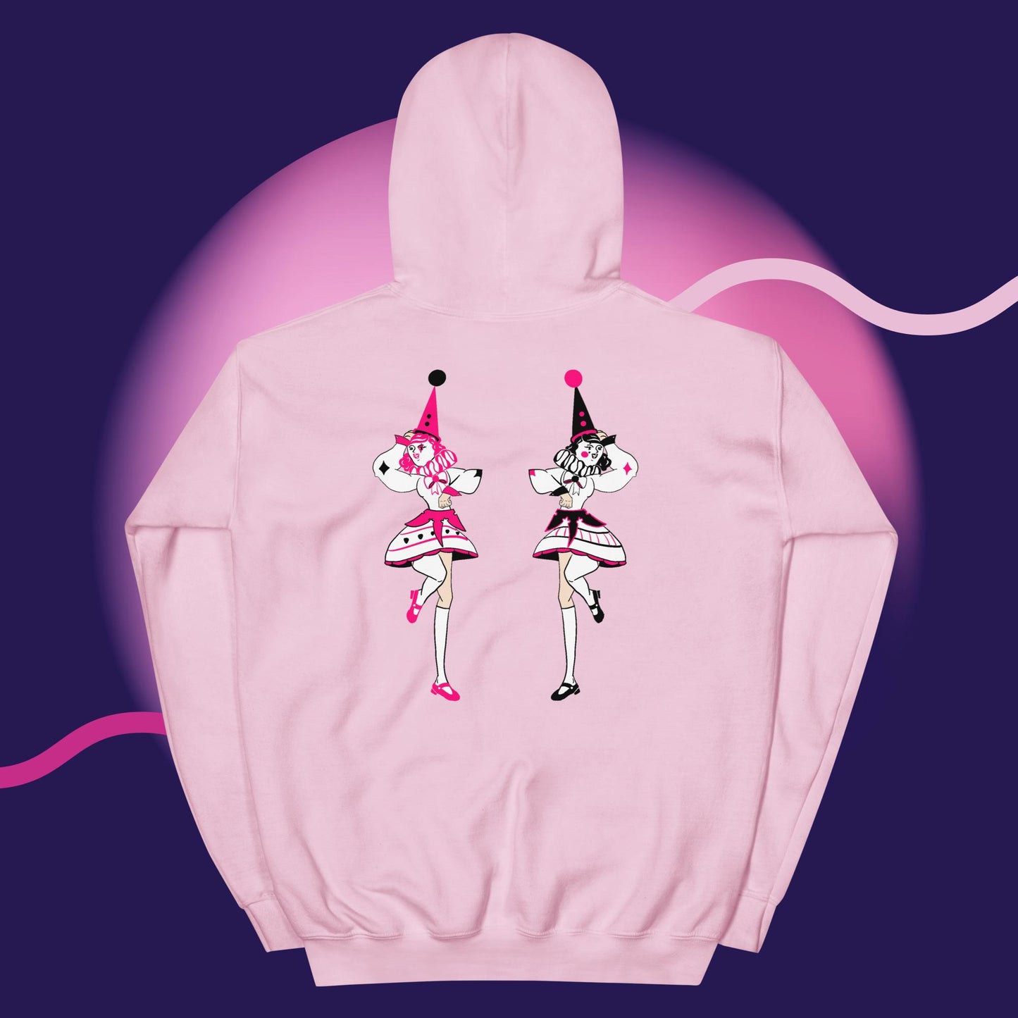 Twin Clown Hoodie