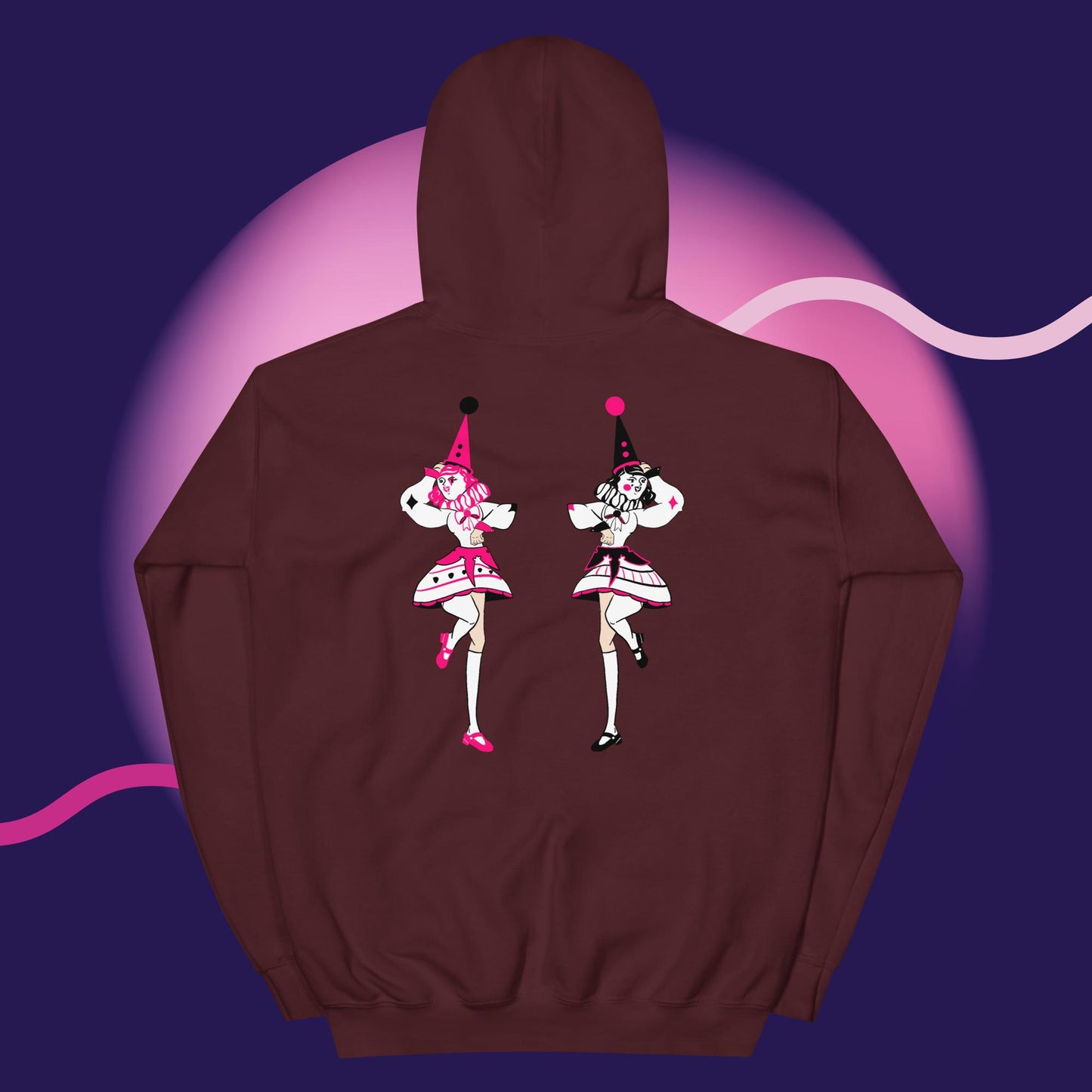 Twin Clown Hoodie