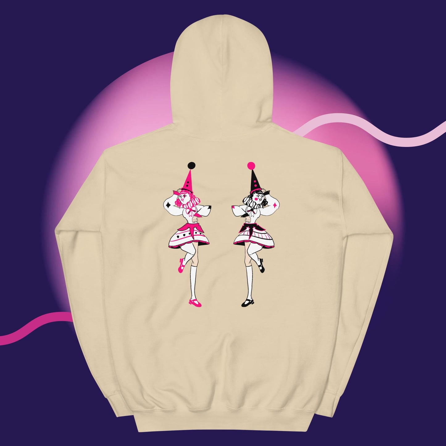 Twin Clown Hoodie