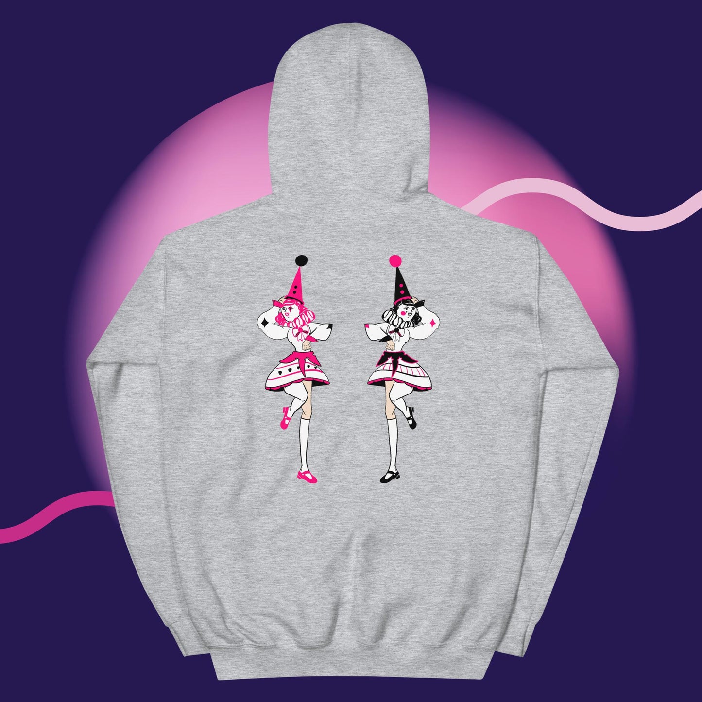 Twin Clown Hoodie