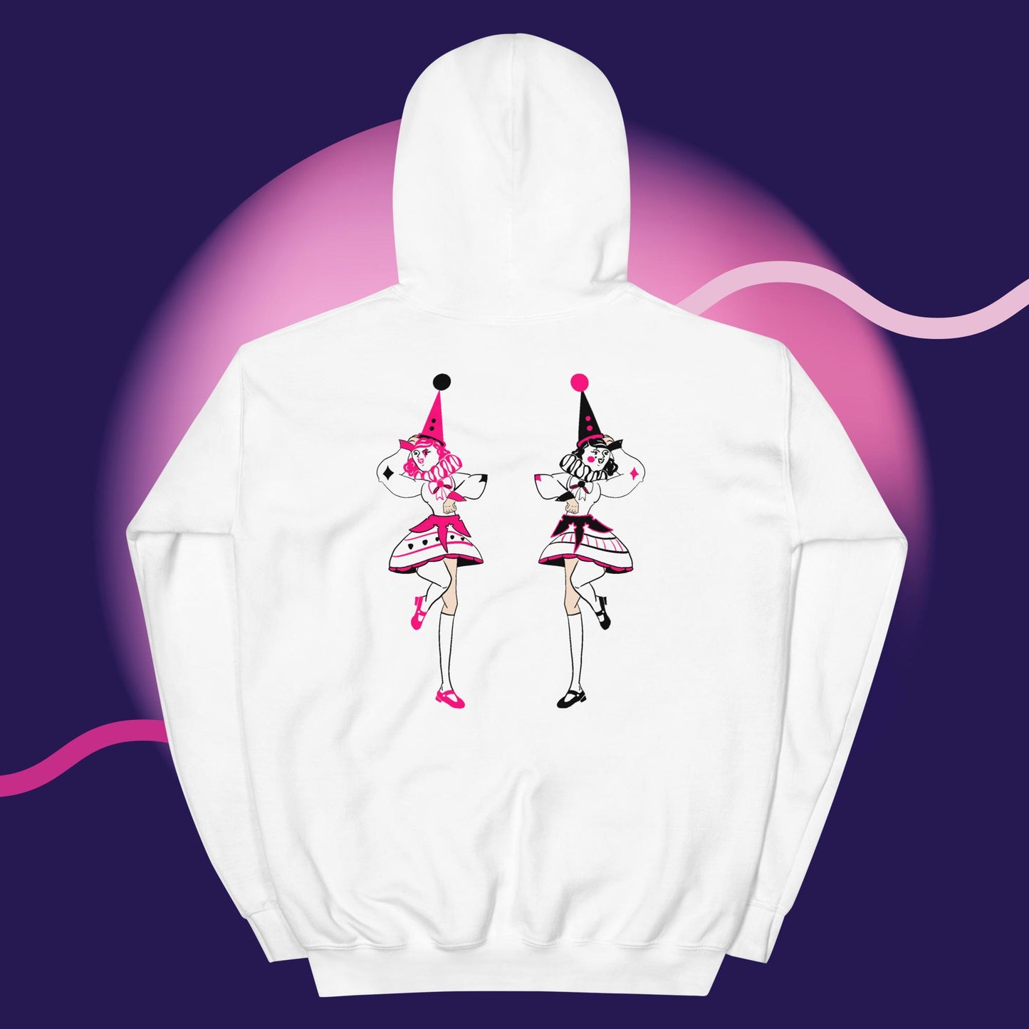 Twin Clown Hoodie